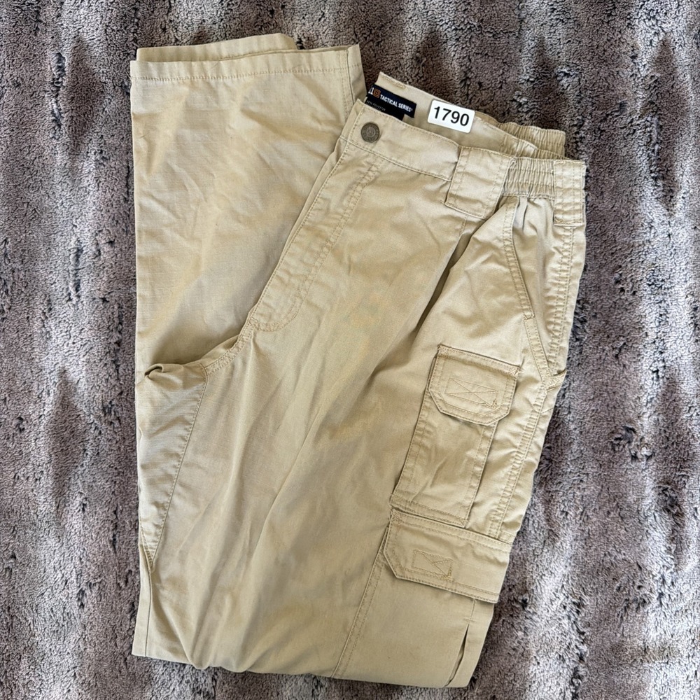 5.11 Tactical Stryke Pants Mens 36x34 Tan Cargo Ripstop Workwear Khaki